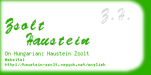 zsolt haustein business card